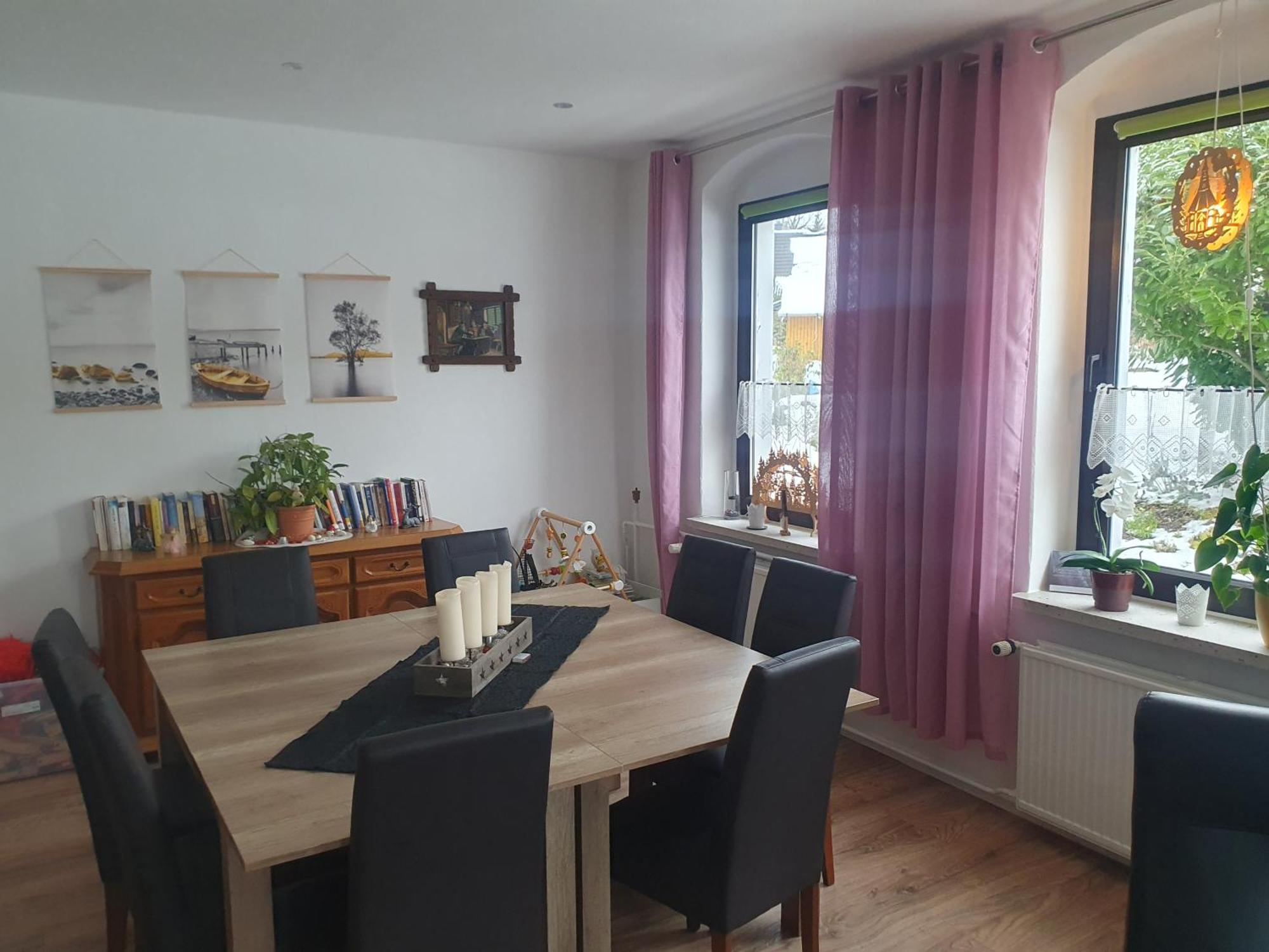Familienfreundliche Ferienwohnung Erzgebirge Schneeberg  Buitenkant foto